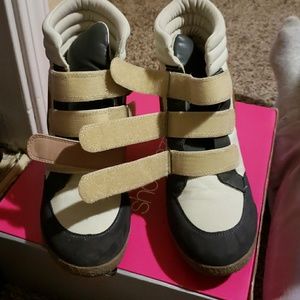 Justfab sneaker heels